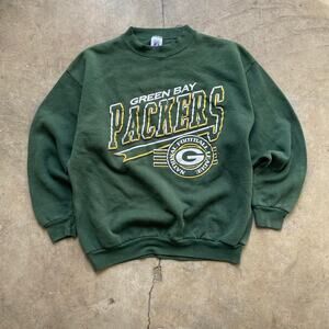 Vintage 90s Made in USA Green Bay Packers Crewneck